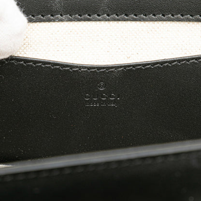 Gucci Bamboo 1947 Mini Belt Bag/Waist Bag 681137 Black Leather