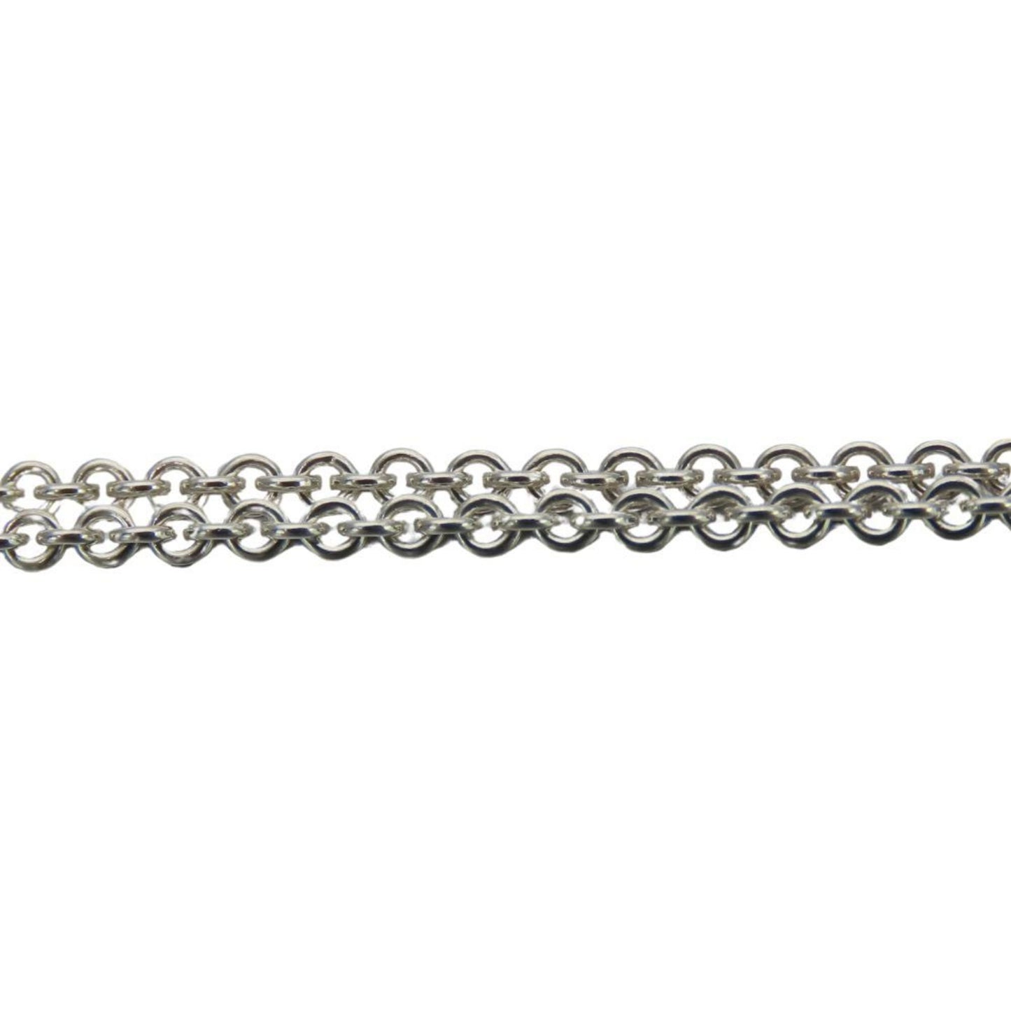 Tiffany Necklace Signature Cross Silver 925 K18Yg Approx. 7.8G Yellow Gold Combination