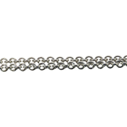 Tiffany Necklace Signature Cross Silver 925 K18Yg Approx. 7.8G Yellow Gold Combination