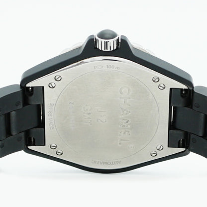 Chanel J12 Gmt H3101 Black Dial