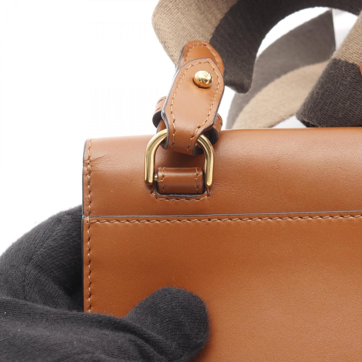 Fendi Flat Baguette Shoulder Bag