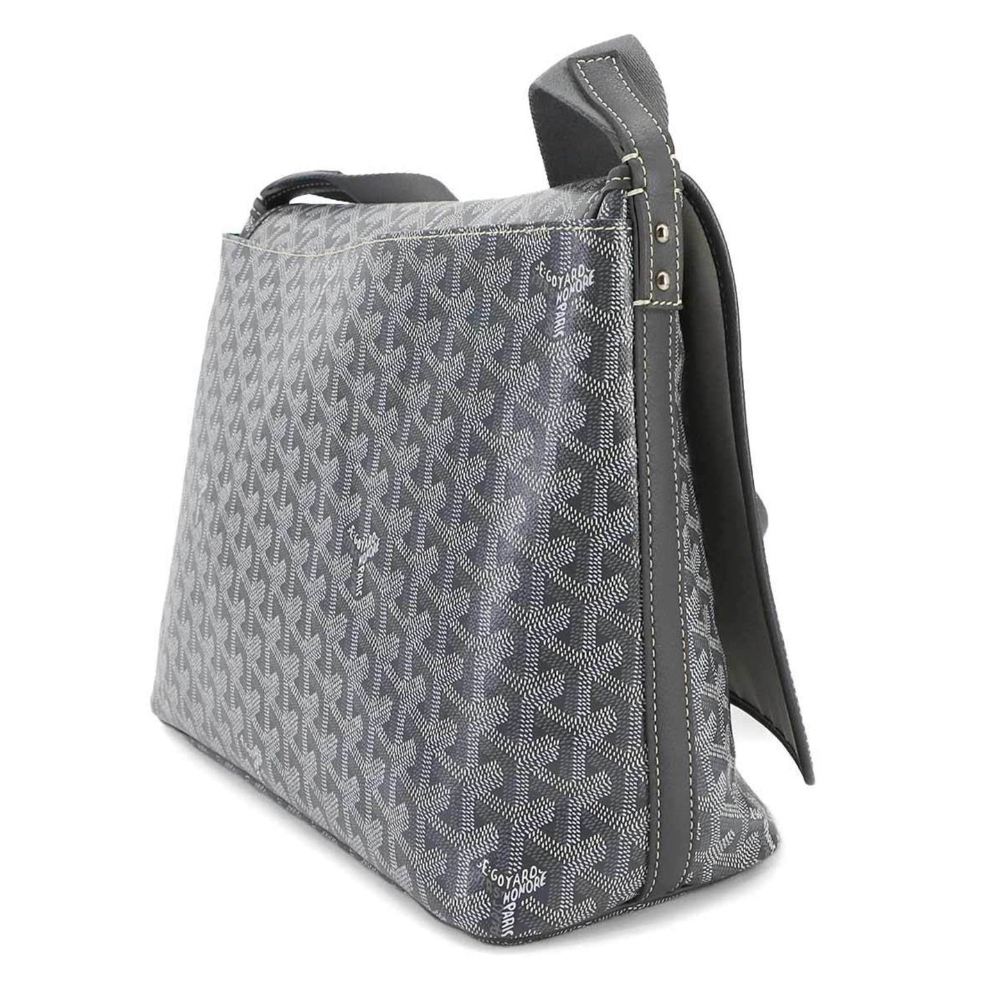 Goyard Capetien Mm Shoulder Bag In Pvc And Leather