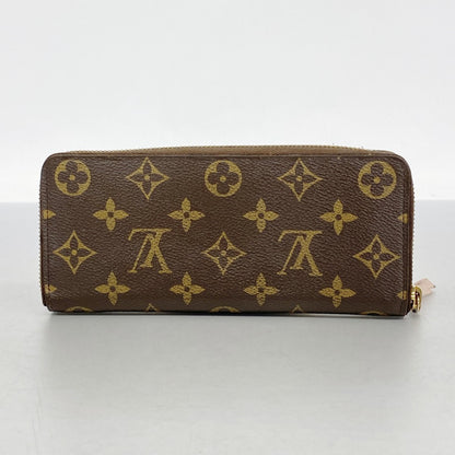 Louis Vuitton Monogram Portefeuille Clemence Long Wallet M61298 Brown Rose Ballerine
