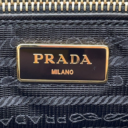 Prada Chain Shoulder Bag Quilted Nylon Br4965 Prada Black