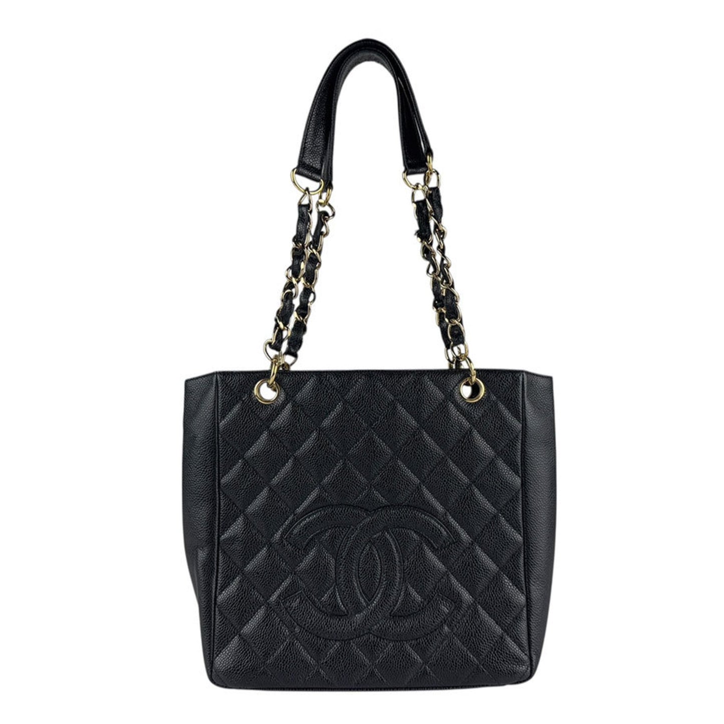 Chanel Pst Shoulder Bag In Caviar Leather