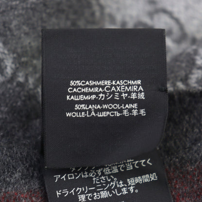 Gucci 391531 50% Cashmere Scarf With Gg Logo