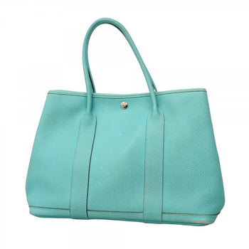 Hermes Herms Garden Pm Country Blue Atoll Tote Bag