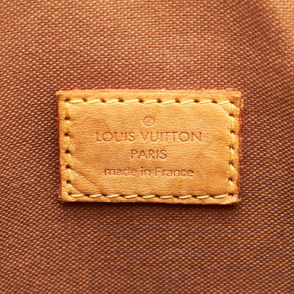 Louis Vuitton Monogram Lockit Mm Handbag Tote Bag M40606 Brown Pvc Leather