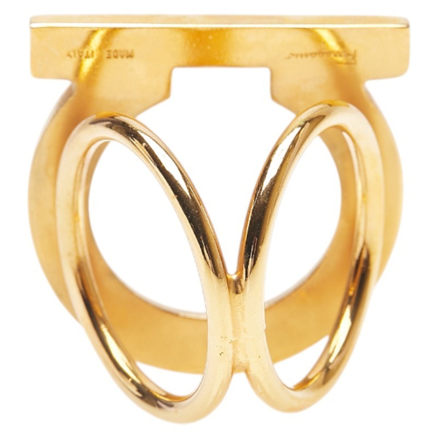 Salvatore Ferragamo Gancini Scarf Ring
