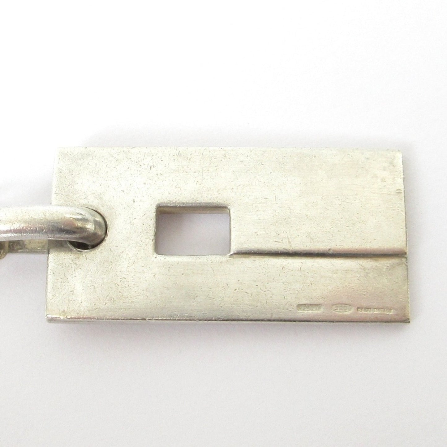 Gucci G Plate Necklace In Sv925 Silver