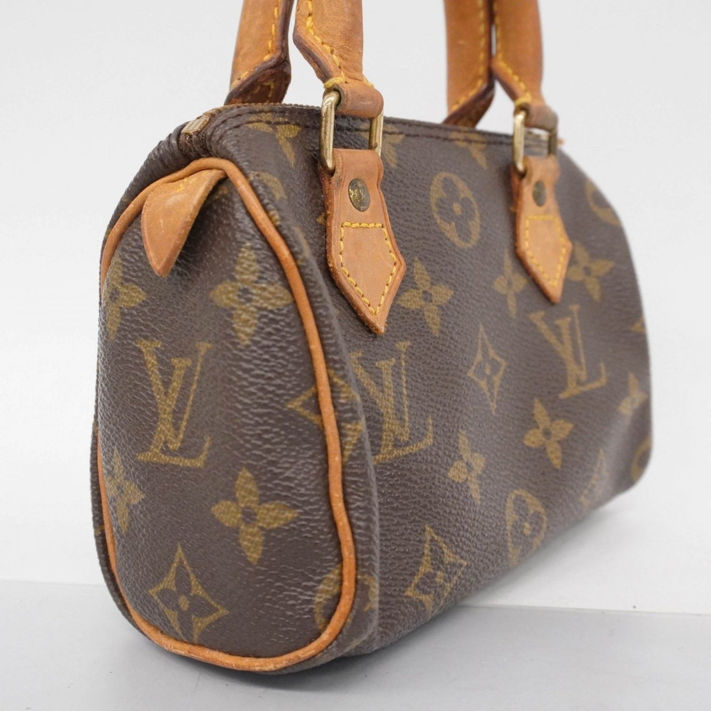 Louis Vuitton Monogram Mini Speedy Handbag M41534 Brown
