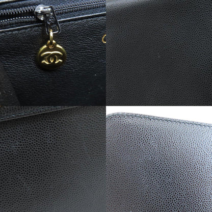 Chanel Coco Mark Shoulder Bag Caviar Skin