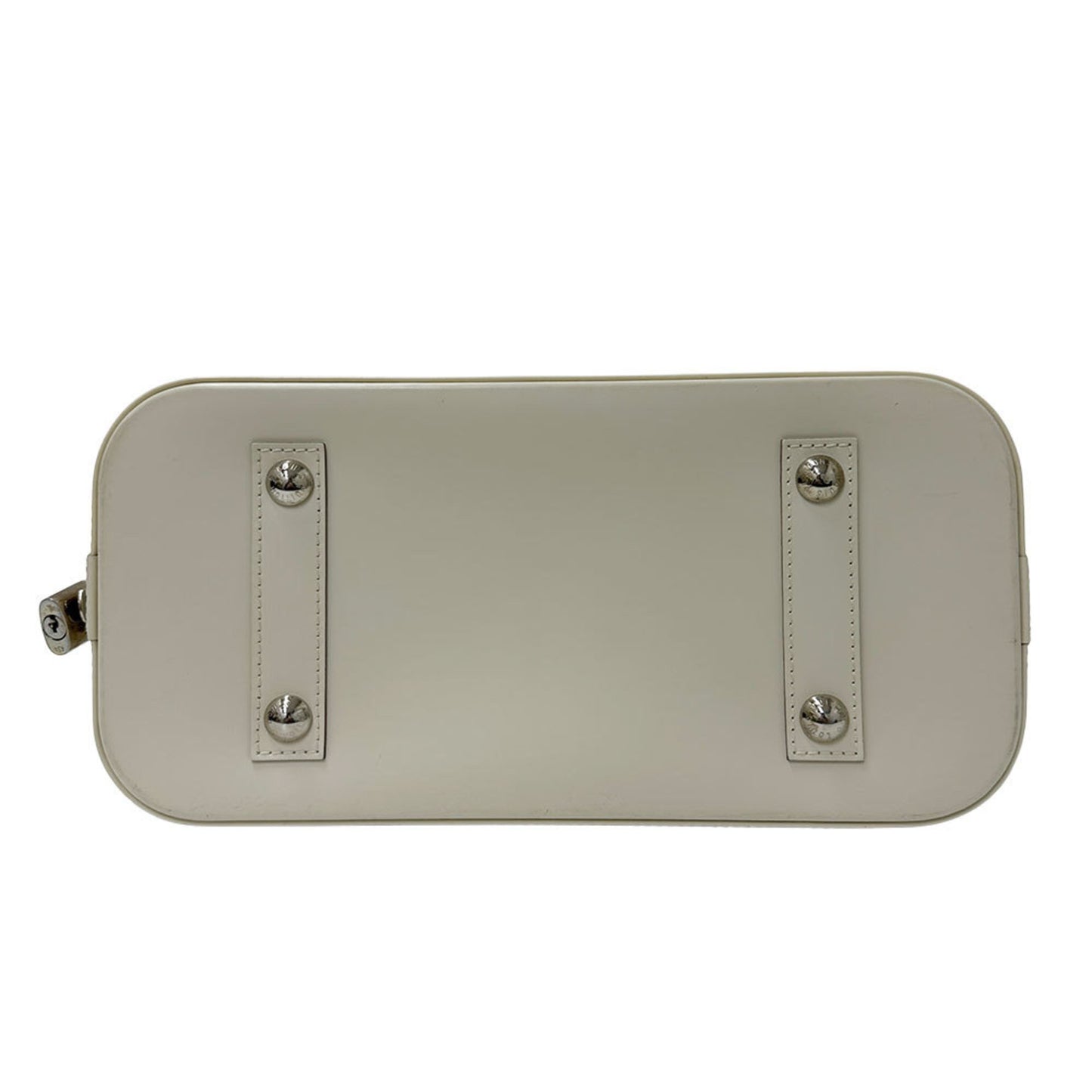 Louis Vuitton Epi Leather Alma Ivoire Handbag M4030J White