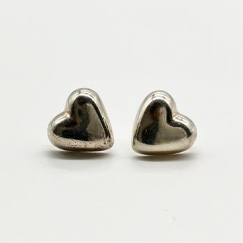 Tiffany Heart Motif Earrings In 925 Silver. Tiffany & Co.