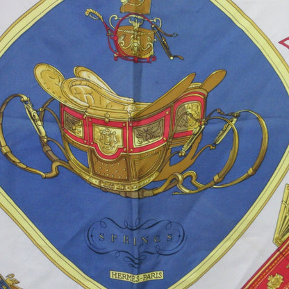 Hermes Carr 90 Springs Silk Scarf/Muffler