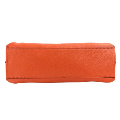 Gucci Bamboo Daily Top Handle 2-Way Handbag/Shoulder Bag 370831 Orange