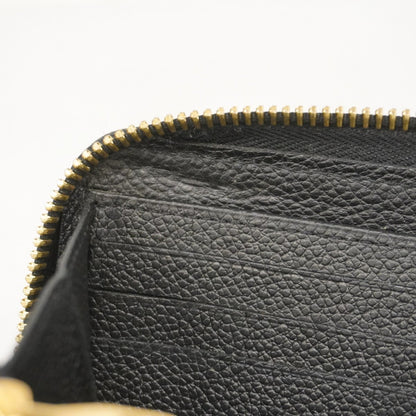Louis Vuitton Monogram Empreinte Stitch Zippy Wallet M64805 Beige Noir