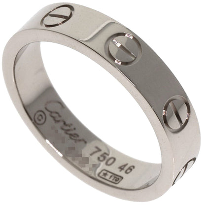 Cartier Mini Love Ring #46 18K White Gold