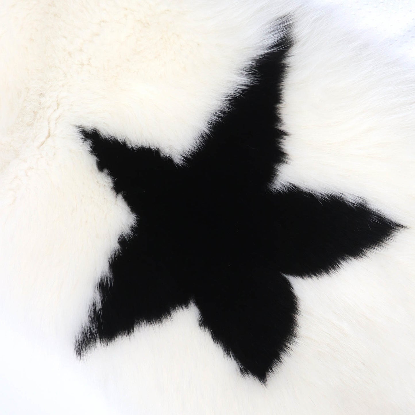 Givenchy Fox Fur Star Motif Extra Long Scarf