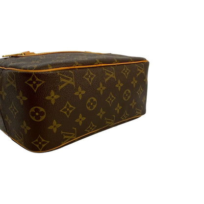 Louis Vuitton Cite Mm Monogram Leather Semi-Shoulder Bag/Tote Bag/Handbag Brown 39131