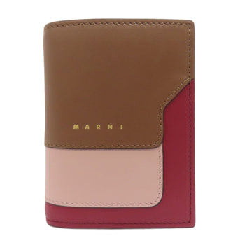 Marni Logo Bifold Wallet In Calfskin