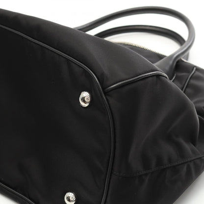 Prada Tessuto + Soft Calf Tote Bag Nylon Leather