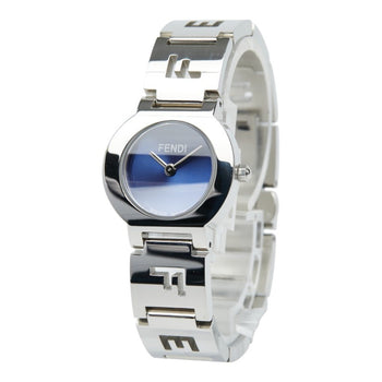 Fendi Horology Watch 3050L Quartz Navy Dial Stainless Steel