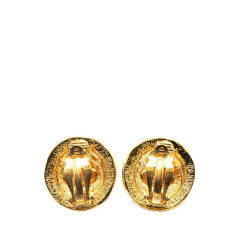 Chanel Coco Mark Earrings Gold Plated
