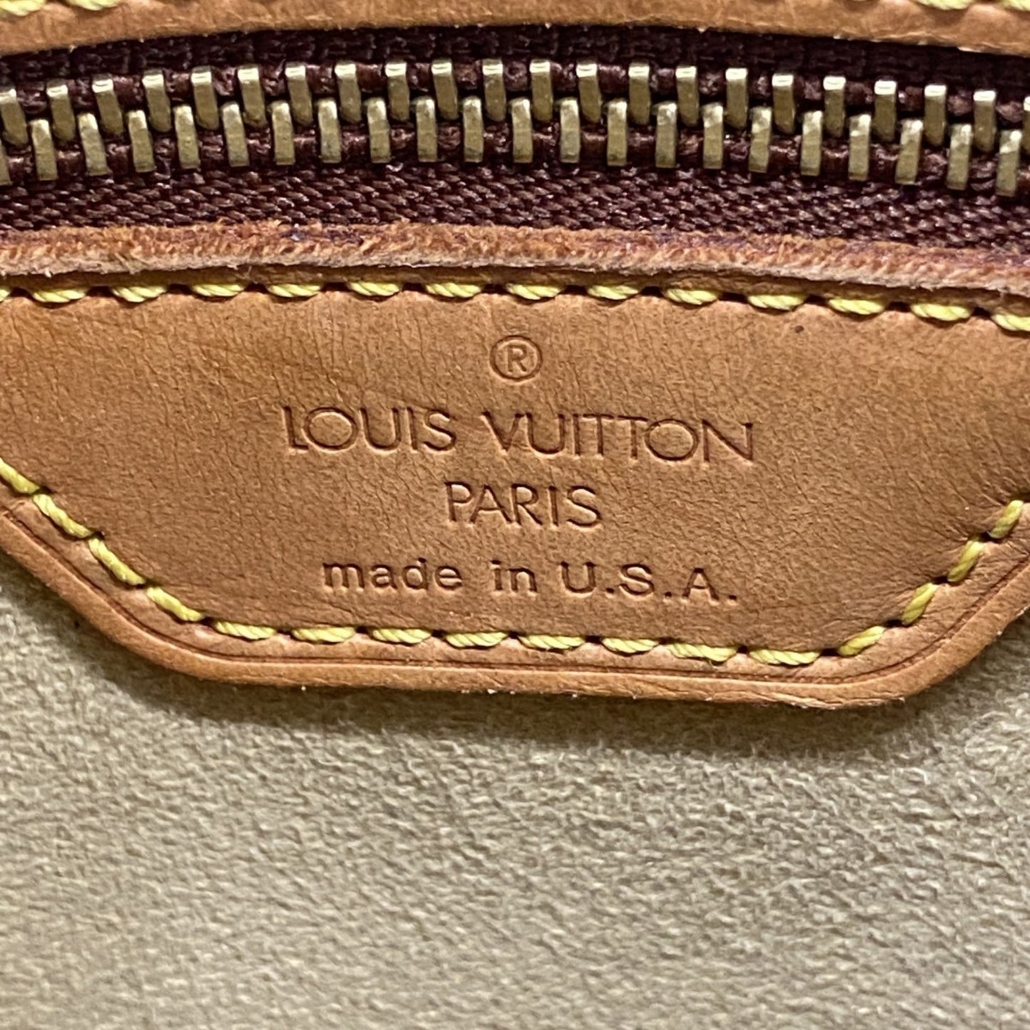 Louis Vuitton Monogram Looping Mm Shoulder Bag M51146 Brown