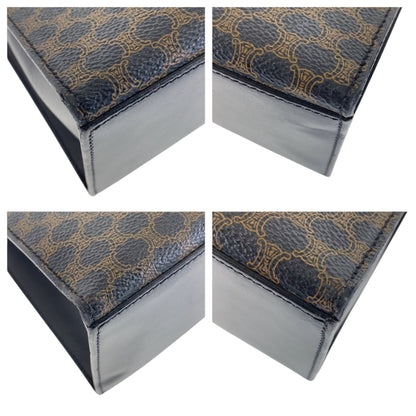 Celine Macadam Brown Gold Hardware Mc97 2 Handbag