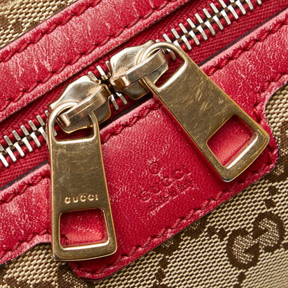 Gucci Gg Canvas Handbag/Shoulder Bag 2Way 269876 Beige Pink Leather