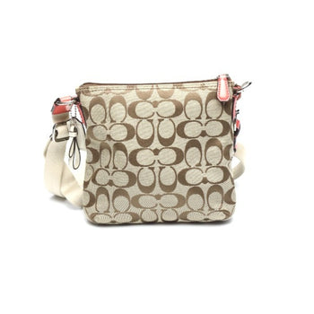 Coach Crossbody Signature Coach Brown X Pink Shoulder Bag