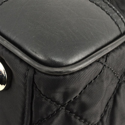 Chanel Paris New York Line Tote Bag Nylon Leather A33100 Black Coco Mark