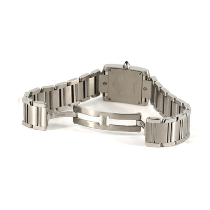 Cartier Tank Franaise Sm W51008Q3 Stainless Steel Quartz Watch