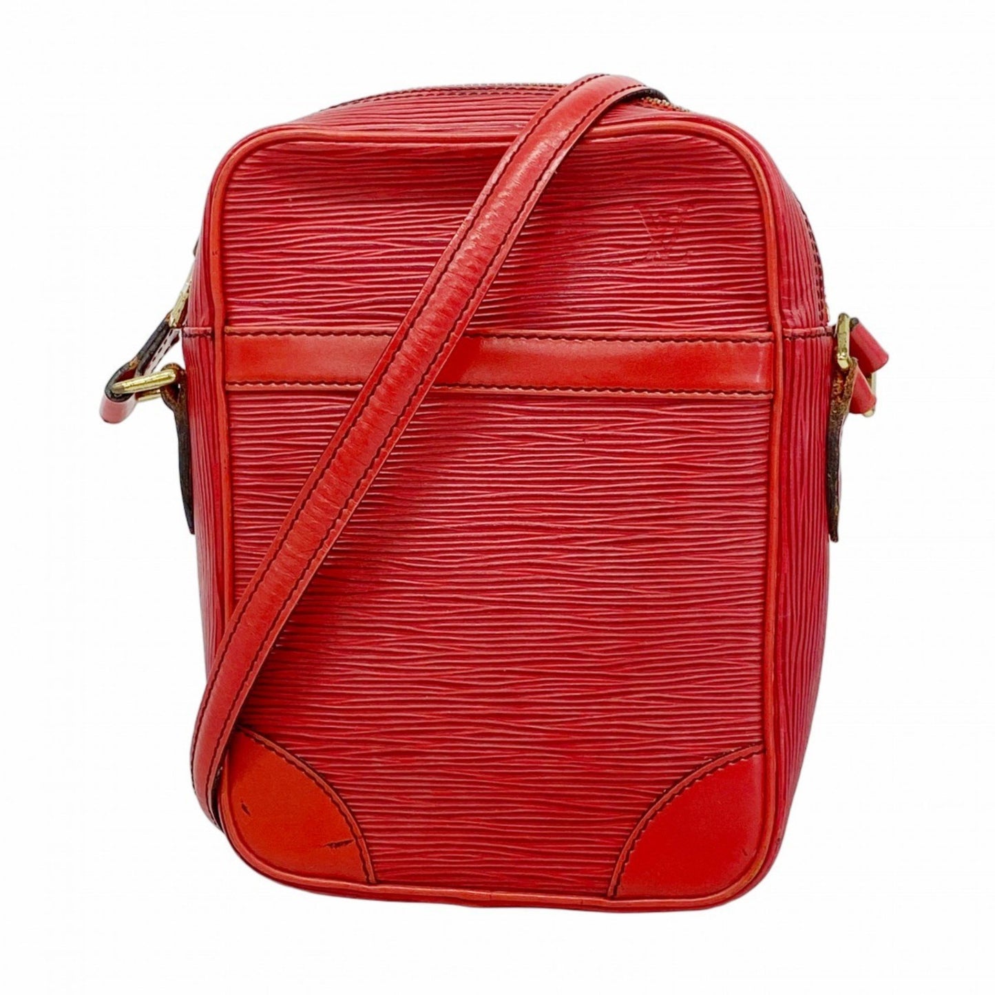 Louis Vuitton Epi Danube Shoulder Bag M45637 Castilian Red