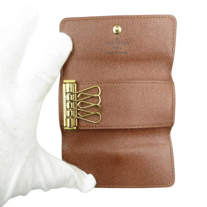 Louis Vuitton Multicle 4 Monogram M69517 4-Ring Ic Chip Brown Key Case Lv 0517Louis Vuitton