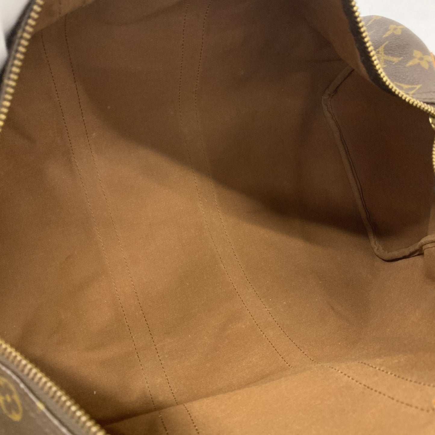 Louis Vuitton Monogram Keepall 45 Boston Bag M41428 Brown