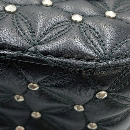 Bvlgari Chain Shoulder Bag Diva Dream Leather Black