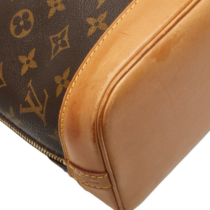 Louis Vuitton Monogram Alma Pm Handbag M51130 Brown Leather