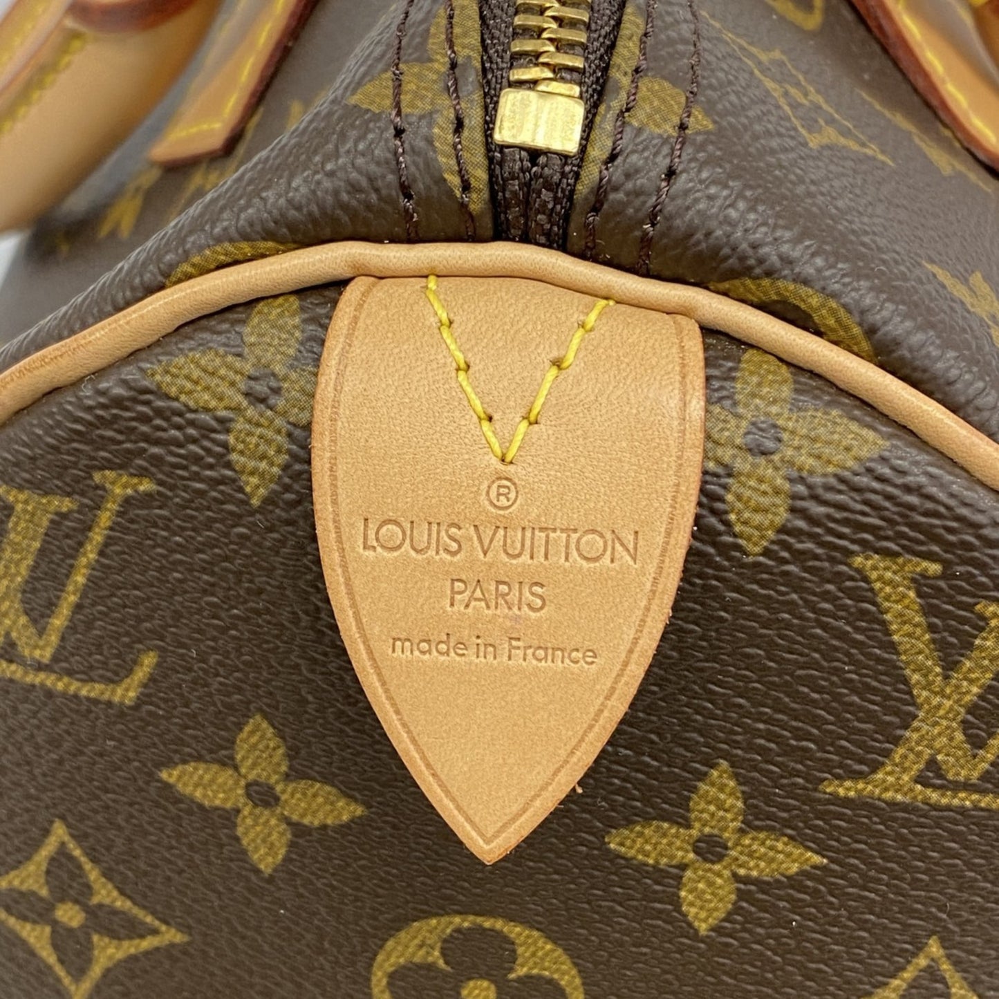Louis Vuitton Monogram Speedy 30 Handbag M41108 Brown
