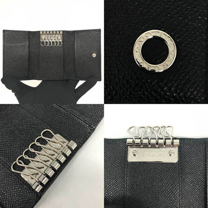 Bvlgari Key Case Man Grained Calf Black 282234