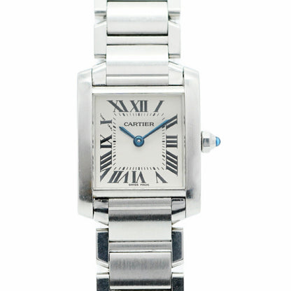 Cartier Tank Franaise Sm W51008Q3 Ivory Dial