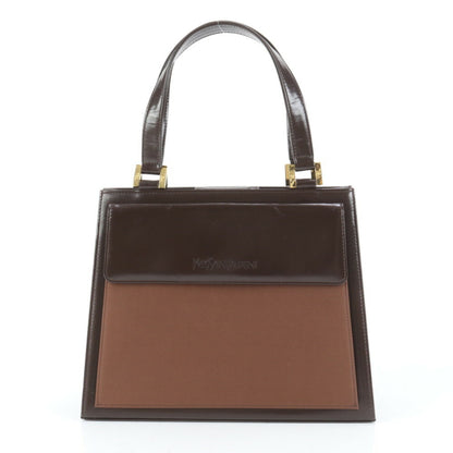 Ysl Yves Saint Laurent Gold Hardware Leather Handbag