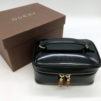 Leather Gucci Handbag Patent
