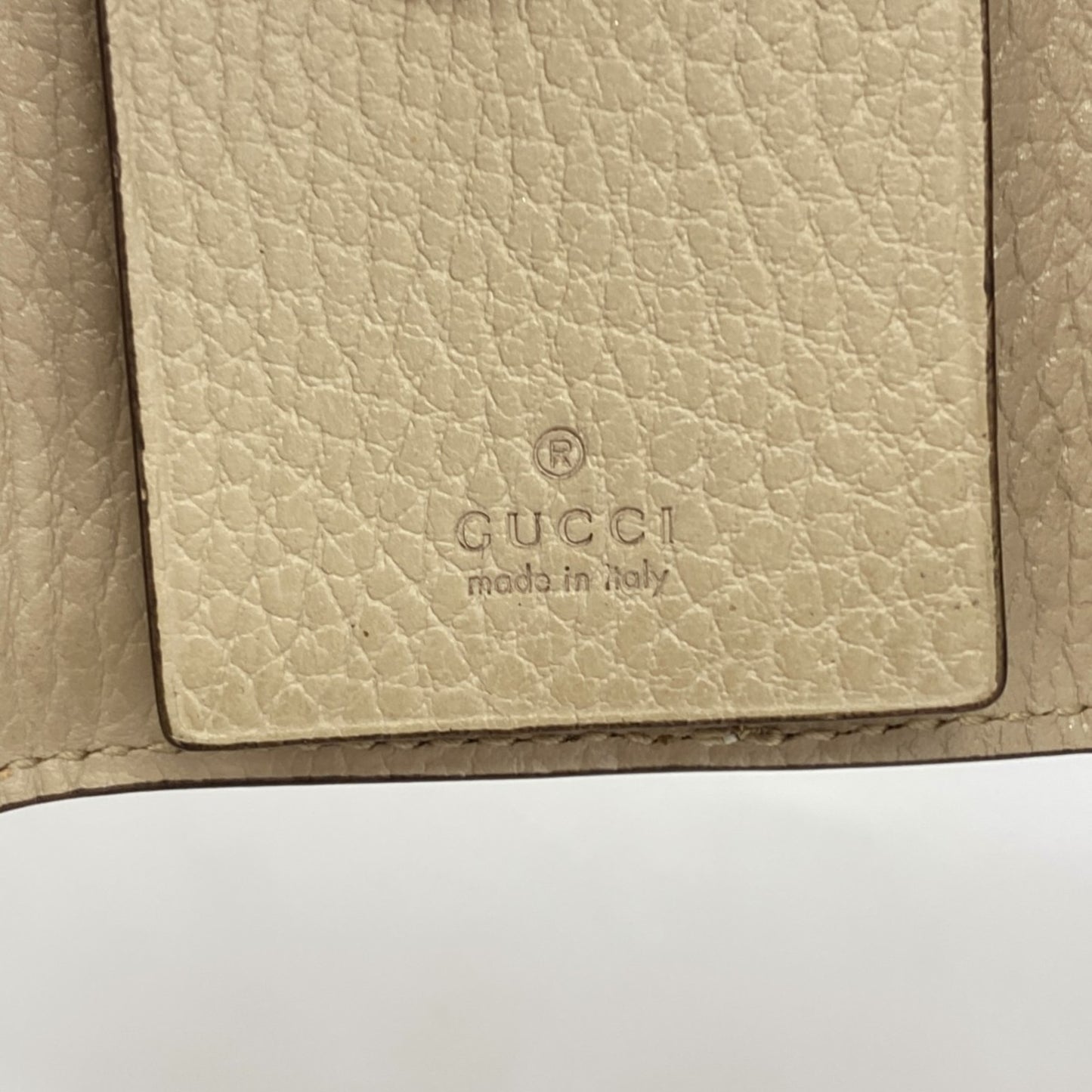 Gucci Gg Marmont Key Case 456118 Leather Beige