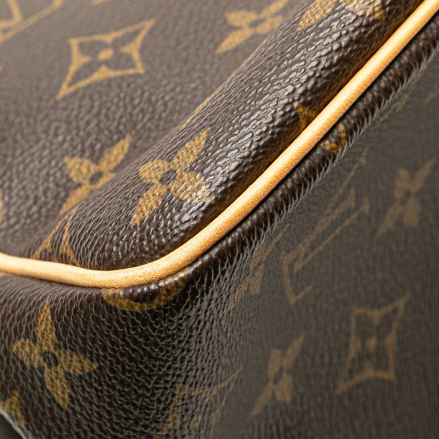 Louis Vuitton Monogram Batignolles Handbag M51156 Brown Leather