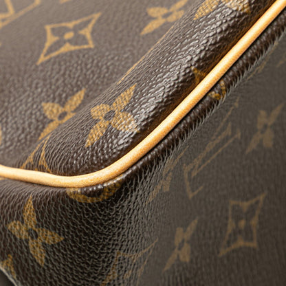 Louis Vuitton Monogram Batignolles Handbag M51156 Brown Leather