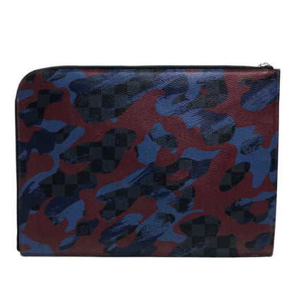 Louis Vuitton N63292 Damier Cobalt Camouflage Pochette Jour Gm Bag Pouch Clutch Graphite Canvas