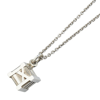 Tiffany & Co. Atlas Cube Necklace In 925 Sterling Silver