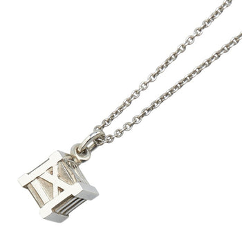 Tiffany & Co. Atlas Cube Necklace In 925 Sterling Silver